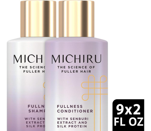 ChampĂș Y Acondicionador Michiru Fullness ' Extracto De Senbu