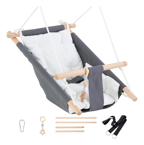 Troispot Comoda Cama Columpio Para Bebe, Lona Segura Y Silla