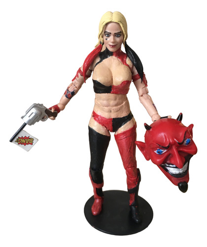 Harley Quinn Figura Custome (Reacondicionado)