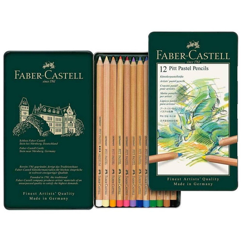 Faber-castell Pitt - Set 12 Lápices Pastel