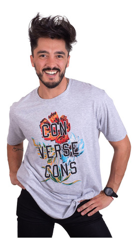 Remera Converse Flower Bodega-b1406291- Open Sports