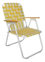 Comprar Reposera Sillón Gauchito Plegable Caño Cinta Trenzada