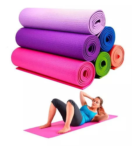 Manta de Piso para Yoga 183*610*10cm ( Azul, Púrpura, Verde, Rosa )