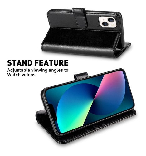Funda Protectora De Pantalla Para iPhone Negro