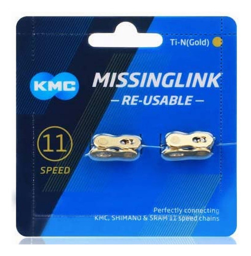 Kmc Cl559r Missinglink 10v Bicicletas Conector Dorado