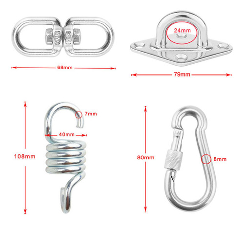 Kit De Accesorios Para Colgar Hamacas Gancho De Techo De