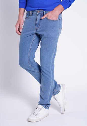 Jeans Hombre Samuel Azul Marino Fw 2023 New Man