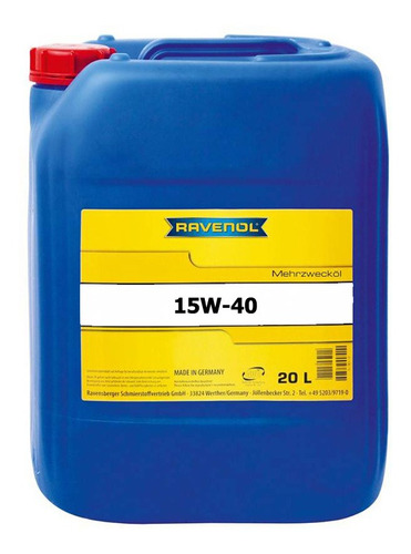 Aceite Ravenol 15w40 2ol Mineral Shpd Sl/ci