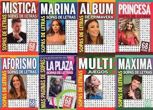 Lote 50 Revistas Sopas De Letras 64 Páginas 20x14