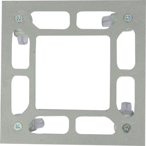 Imagem 5 de 6 de Suporte Para Vaso Quadrado 30cm Alumínio Roda Silicone Prata
