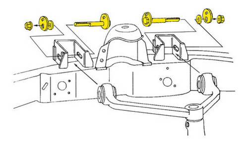 Tornillo Excentrico Del Ford Lobo 97-03 Moog