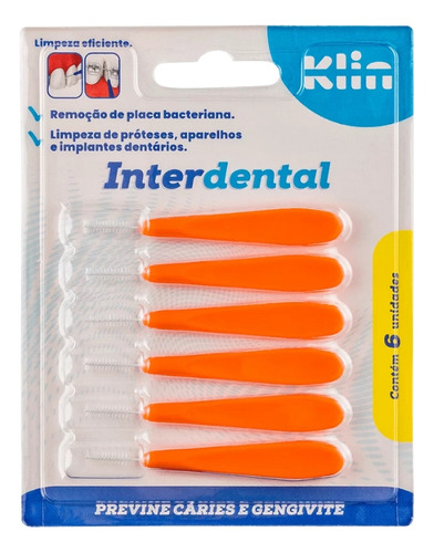 Escova Interdental - Limpeza De Prótese, Aparelho Dentário