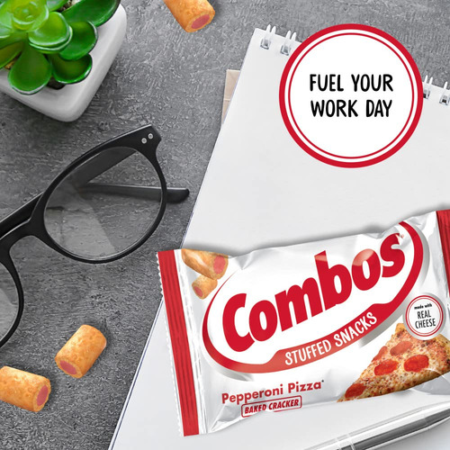 Combos Pepperoni Pizza Cracker Bolsa De Bocadillos Horneados