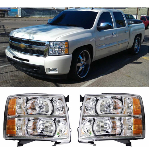 Faro Delantero Silverado Tahoe 08/15 Rey Camion