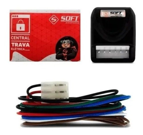 Imagem 2 de 3 de Modulo Central Trava Eletrica + Chicote Universal Soft Tr 20