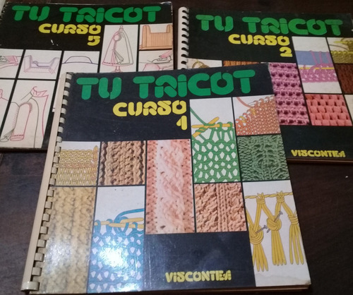 Lote De 3 Revistas **tu Tricot**curso Coleccion 1979 (Usado)