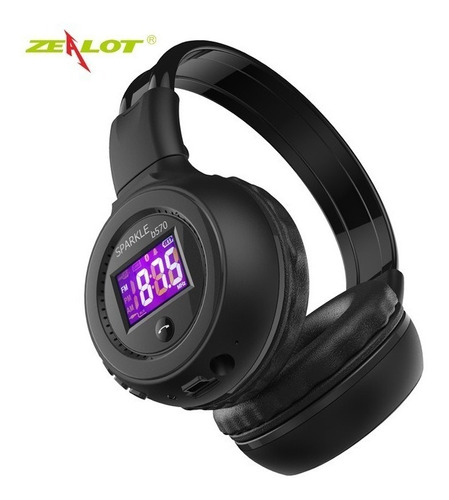 Fone Hifi Bluetooth Com Microfone Sem Fio Zealot B570