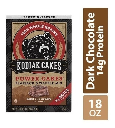 Kodiak Cakes Harina De Hot Cakes Chocolate 510g *importado*