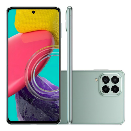 Smartphone Galaxy M53 5g 128gb 8gb Verde Samsung - Excelente (Recondicionado)