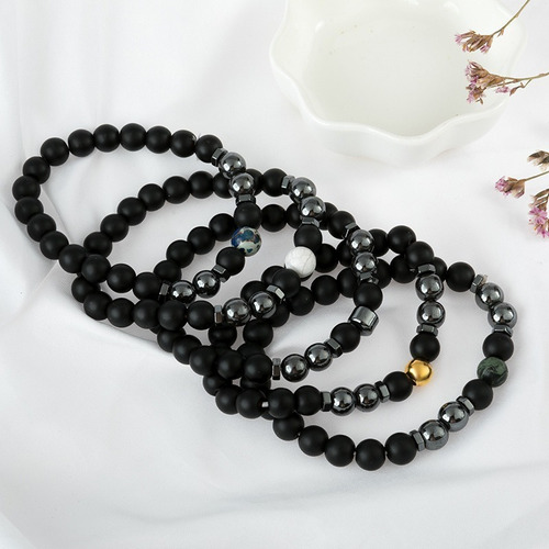 Imagen 7 de 9 de Pulsera Negra Creativa Para Dejar De Fumar