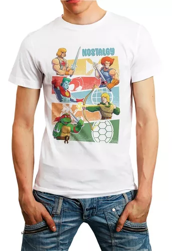 Blusa Baby Look He Man Super Herói Desenho Antigo Anos 80