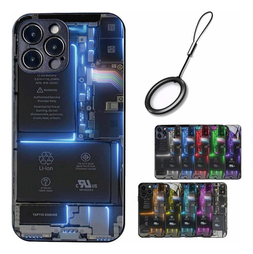 Funda De Teléfono De Vidrio Con Placa De Circuito Para La Se