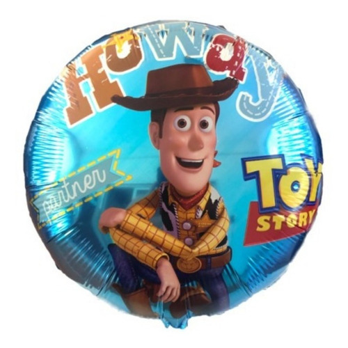 Globo Metalizado 45cm Toy Story Woody