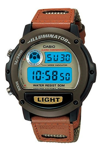 Imagen 3 de 7 de Reloj Casio W-89hb Unisex Forester Illuminator Tela Velcro