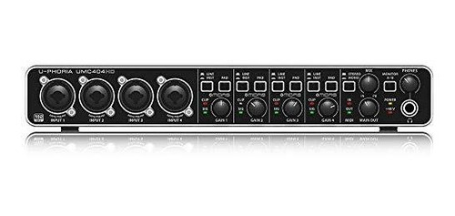 Interfaz De Audio Behringer, 4 Canales (umc404hd)