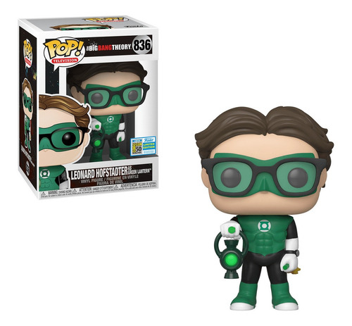Figura Funko Pop Tv Big Bang Theory - Leonard As Green Lante