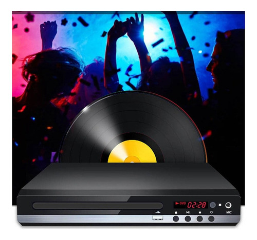 Reproductor De Dvd Para Tv Compact Uhd 1080p Reproductor