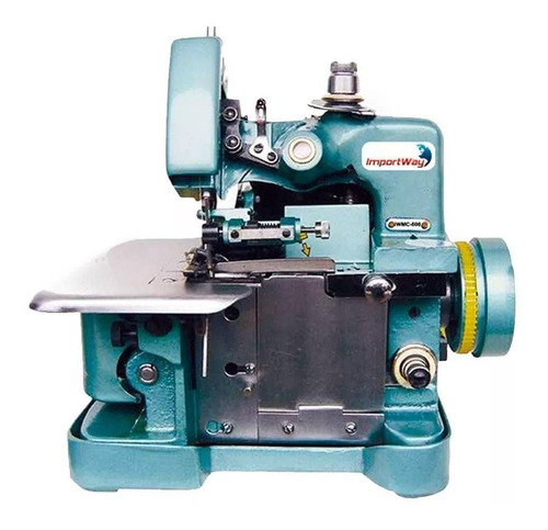 Máquina de costura overlock Importway IWMC-5061 portátil verde 127V