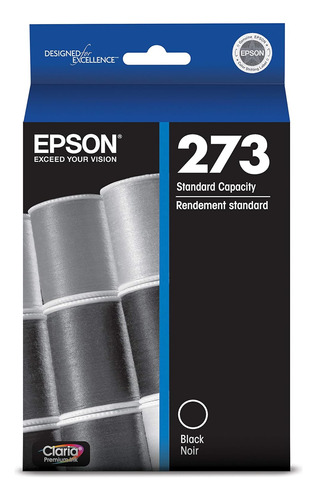 Cartucho De Tinta Epson T273 Claria Ink Color Negro