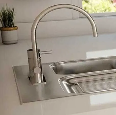 E 300 Helvex Monomando Para Fregadero Elite Acabado Cromo Meses