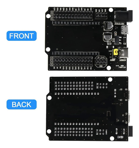 Esp32 Wifi Ch340g Usb-c + Shield Placa Expansion 30p