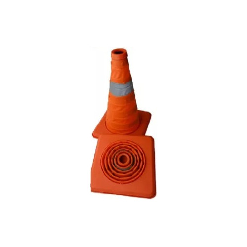 Par De Conos Retractil 45 Cm - Seguridad Vial - Señalizacion