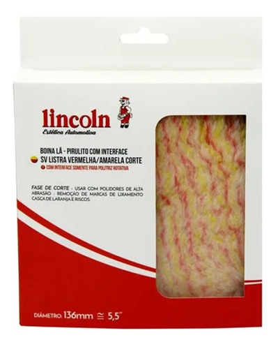 Boina Pirulito De Lã Para Corte C/ Interface 5,5'' Lincoln