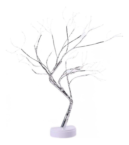 Lámpara Led De Mesa Árbol Tipo Bonsái Multicolor