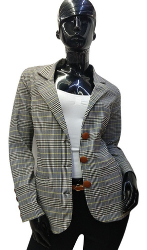 Imagen 5 de 5 de Saco Blazer Para Dama Mujer Formal Casual Cuello Solapa