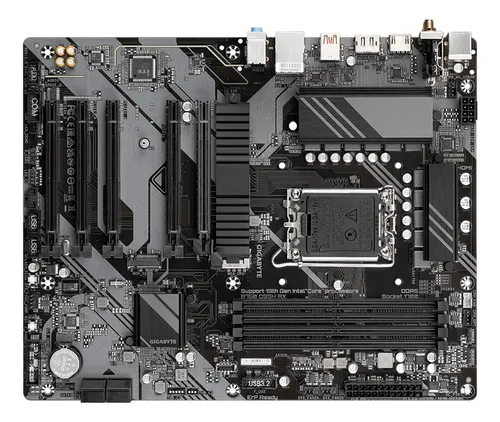 Gigabyte B760 Ds3h Ax (rev. 1.x) Placa Base Lga 1700 Intel B760 Atx Con Ddr5, 2* M.2, Pcie 4.0, Usb 3.2 Gen 2 Tipo-c, Wifi 6e Realtek Gbe Lan, Q-flash Plus, Pcie Ez-latch