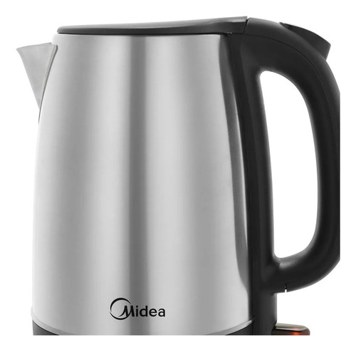 Pava Eléctrica Midea Acero Inoxidable 1,7 Lts Plateado Plateado