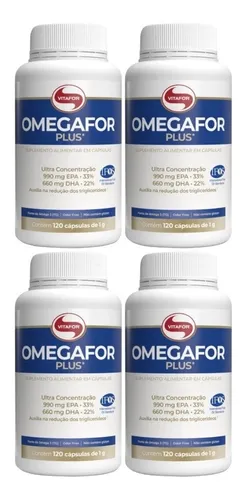comprar Kit 4x Novo Omegafor Plus (990mg Epa E 660mg Dha) 120 Caps