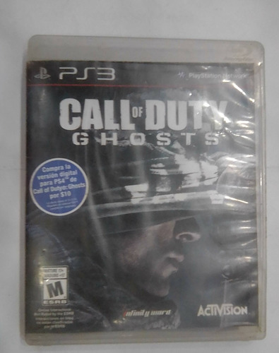 Call Of Duty. Ghosts. Ps3 Original Usado. Qqk.