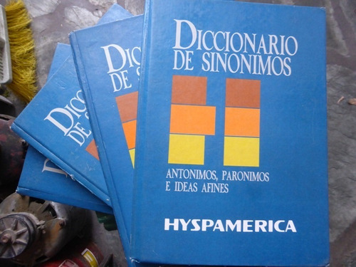 Diccionario De Sinonimos Antonimos Paronimos - 4 Tomos 1991