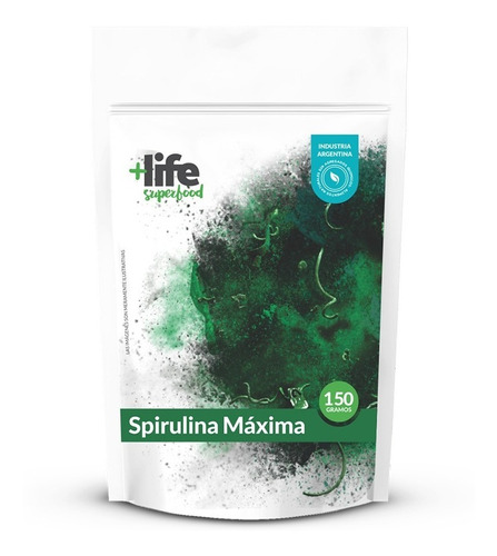  +life Súperfood  Spirulina 150g Proteina Vegana