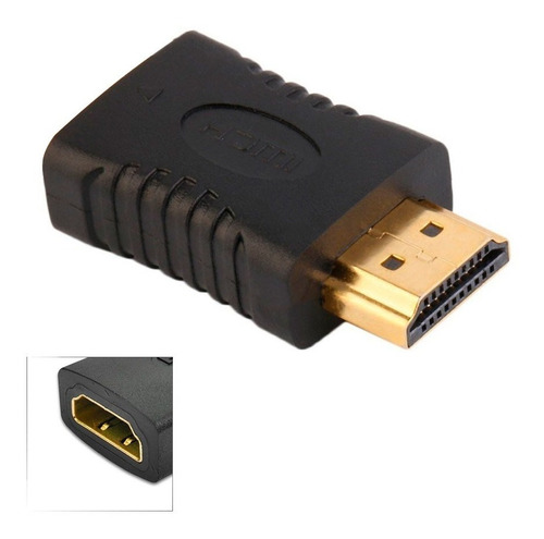 Adaptador Hdmi Hembra A Hdmi Macho