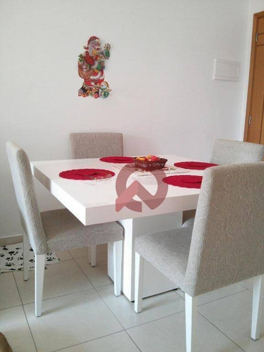 Imagem 6 de 11 de Apartamento Com 1 Dormitório À Venda, 52 M² Por R$ 270.000,00 - Canto Do Forte - Praia Grande/sp - Ap3350