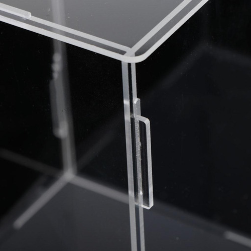 Caja De Exhibición De Acrílico Transparente El 10x10x20cm
