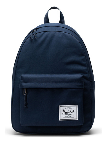 Mochila Herschel Classic 20lts Color Azul Marino Diseño De La Tela Lisa