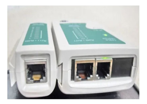 Imagen 2 de 3 de Tester Probador Rj45 Rj11 Para Cable Red Telefono Sy-468
